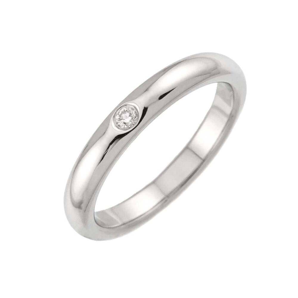 TIFFANY Silver Diamond Ring